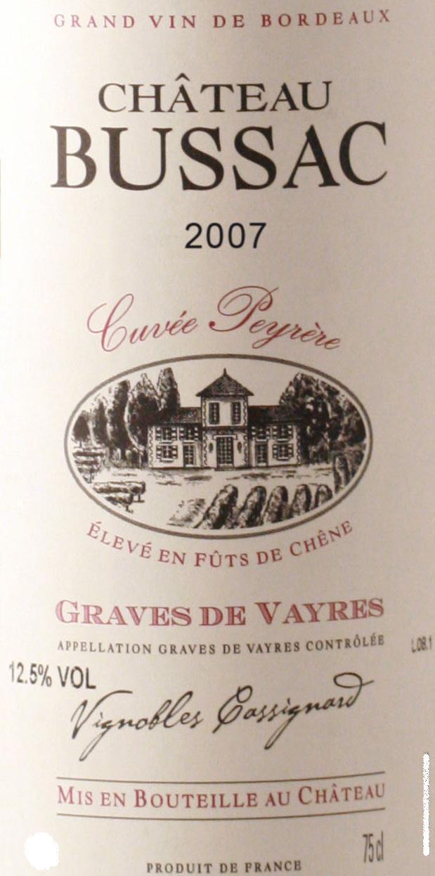 Château Bussac Cuvée