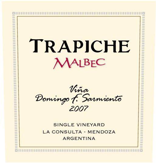 Trapiche Vino Domingo F. Sarmiento