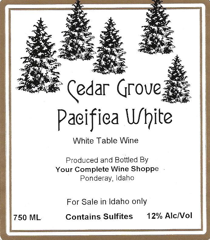 Cedar Grove Pacificia White