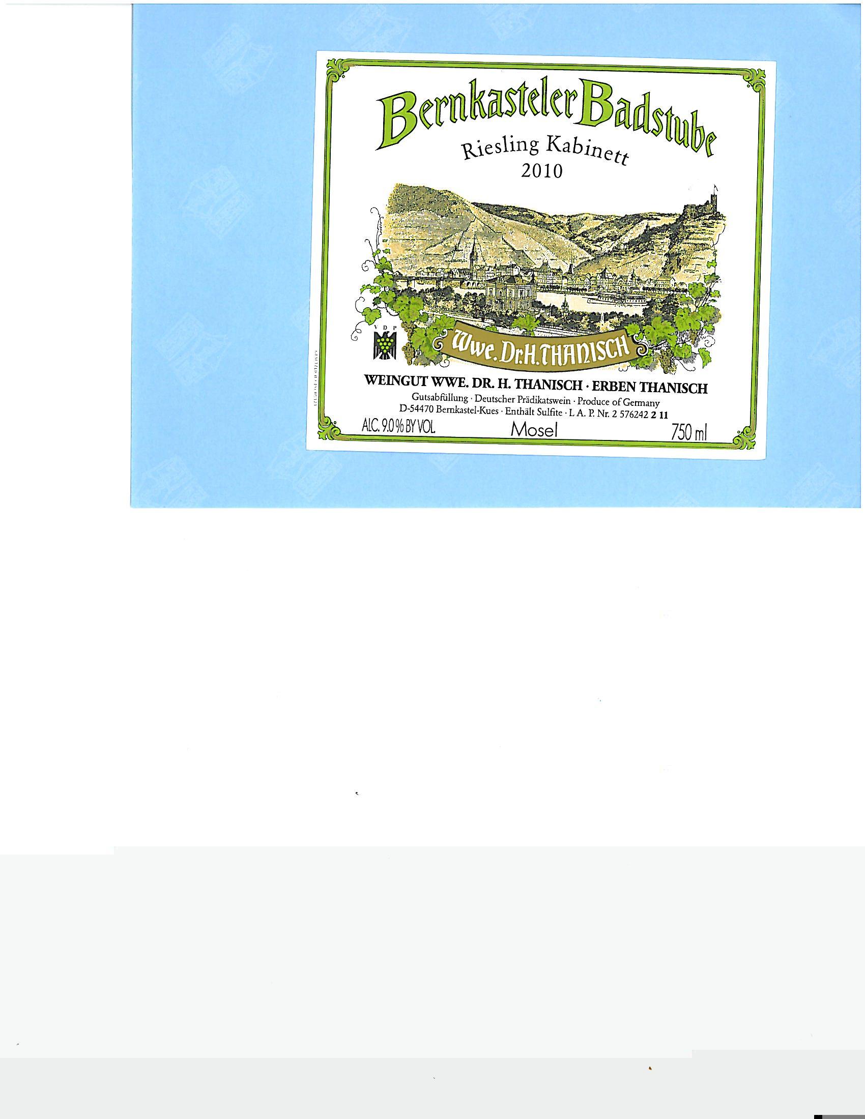 Thanisch Berncasteler Bastube