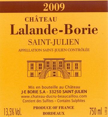 Château Lalande - Borie