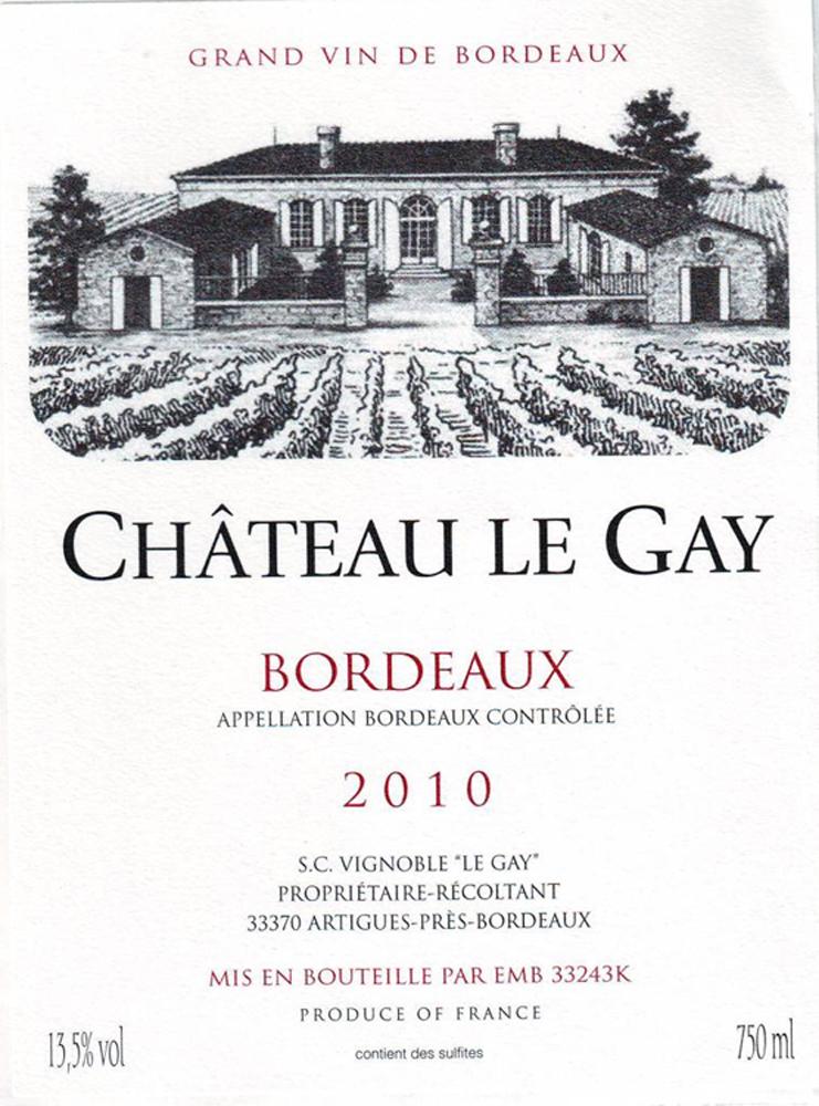 Chateau Le Gay Bordeaux