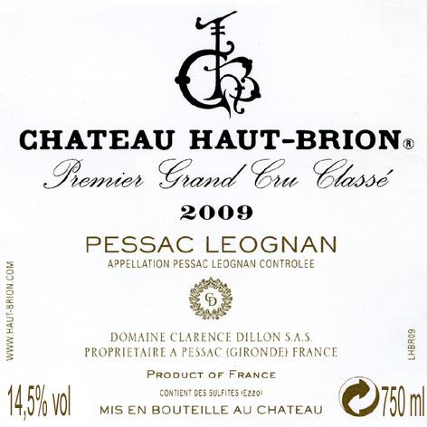 Chateau Haut-Brion Premier Grand Cru Classé