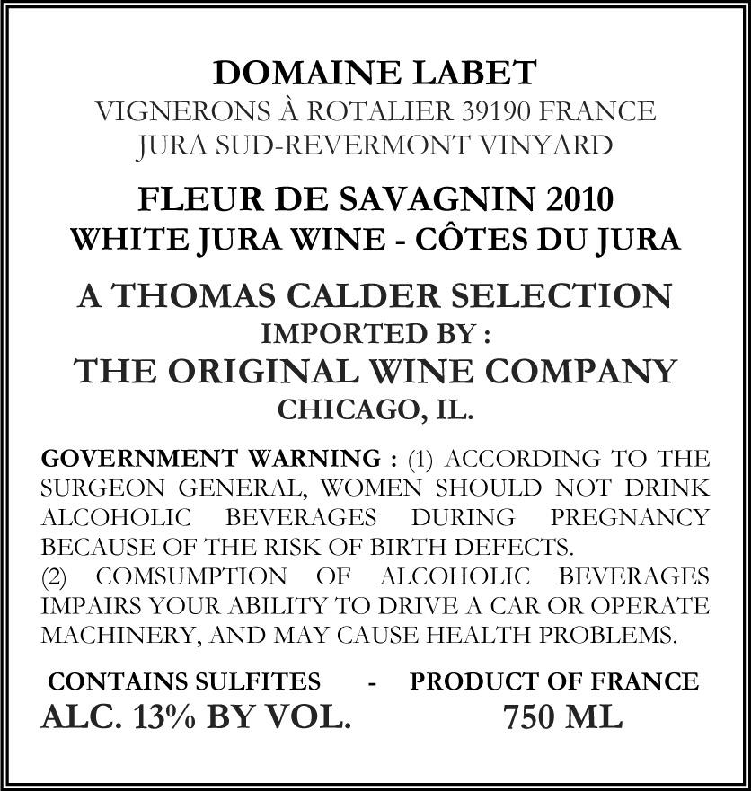 Fleur de Savagnin