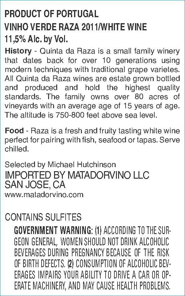 Vinho Verde Raza