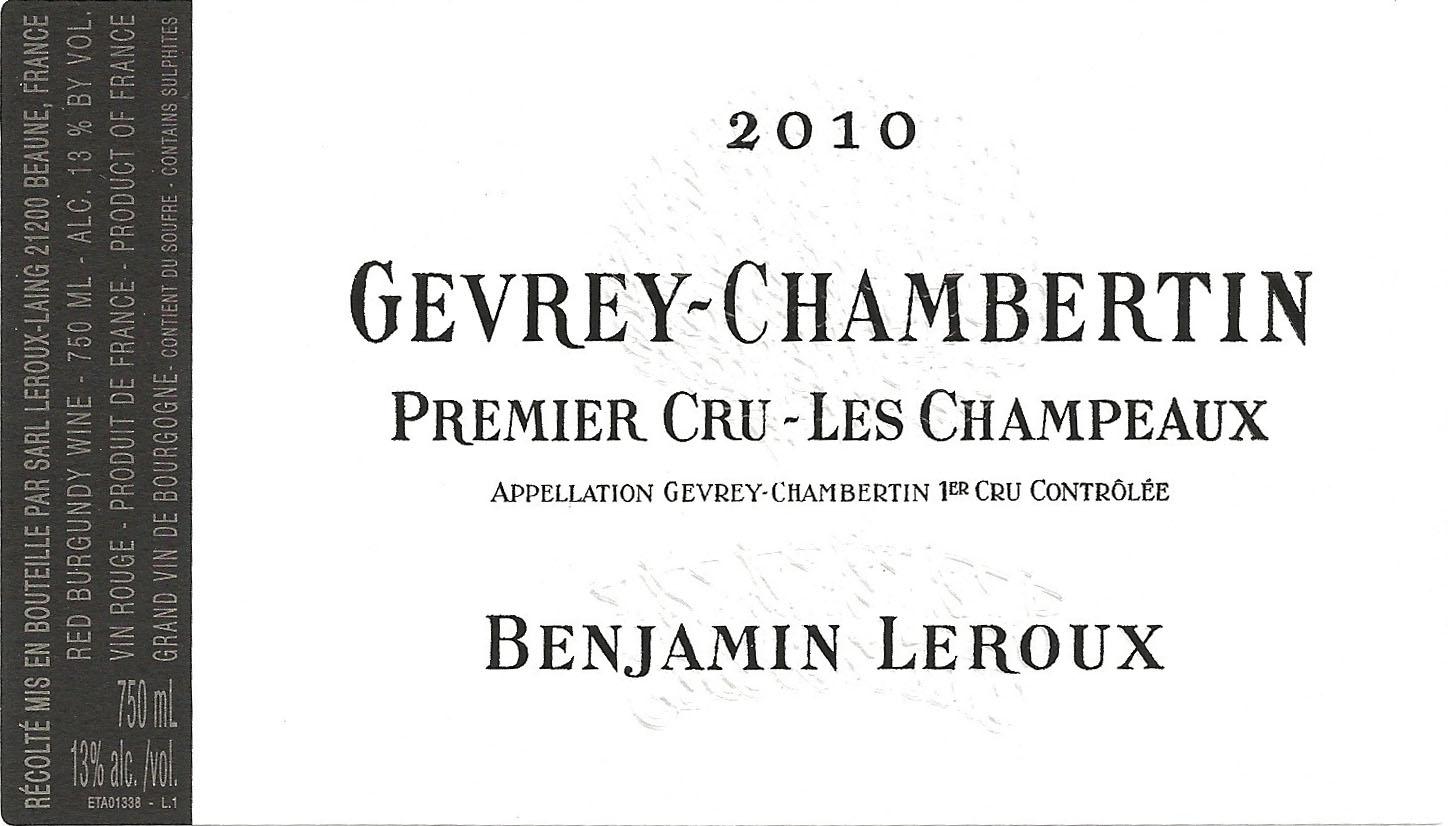 Premier Cru - Les Champeaux