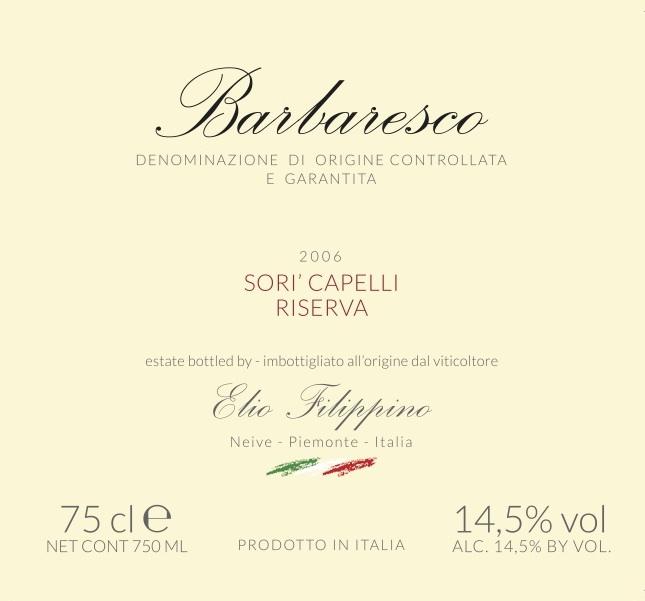 Sori' Capelli Riserva