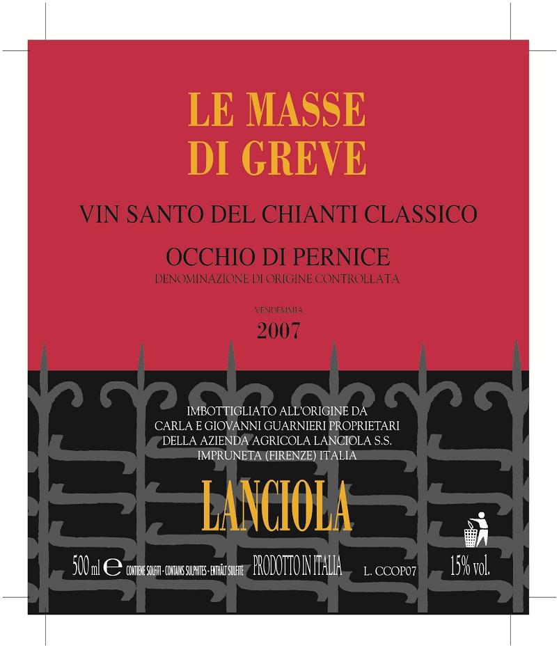 Occhio Di Pernice Vin Santo Chianti Classico