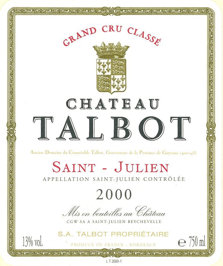Chateau Talbot Saint-Julien