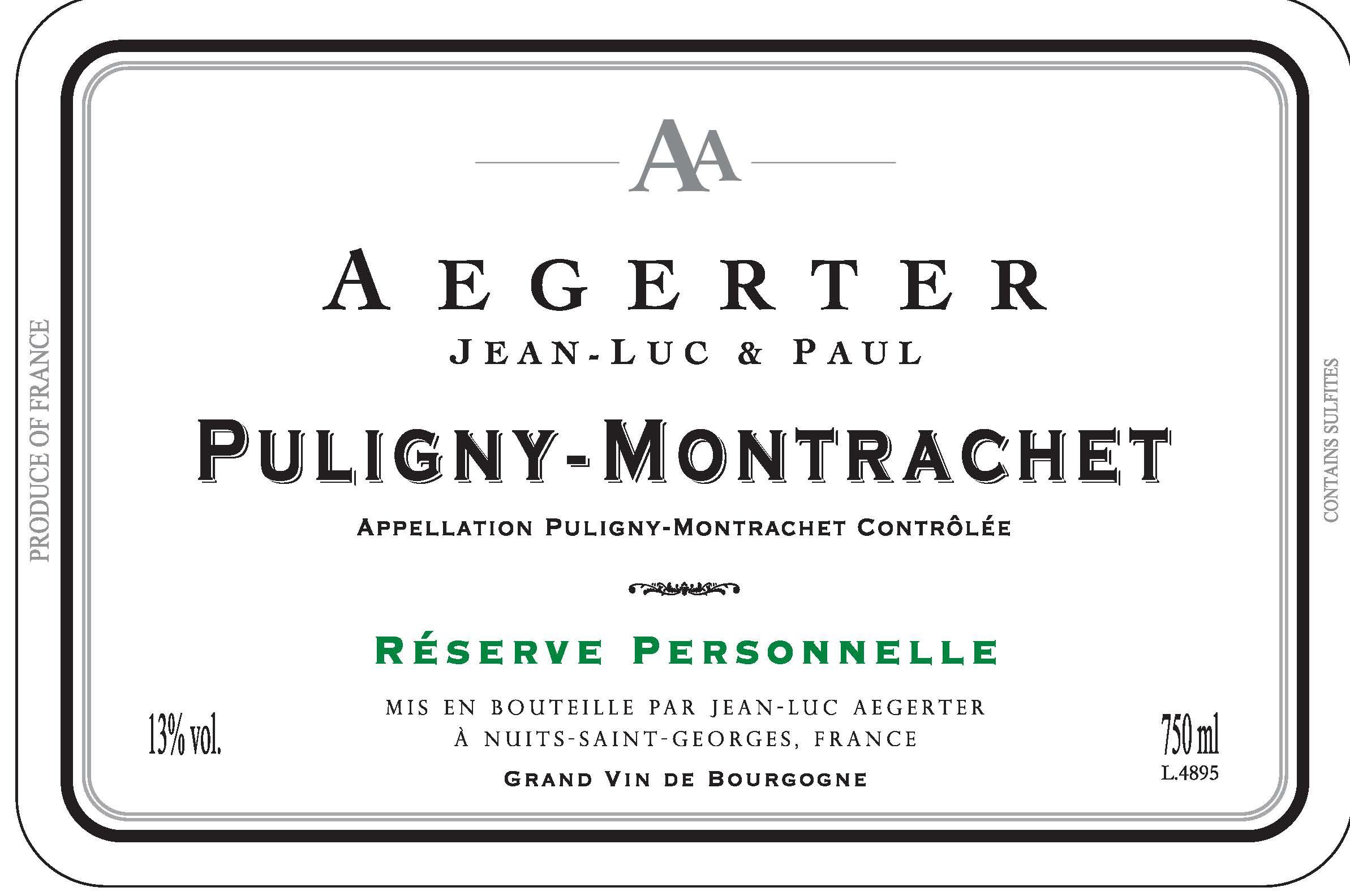 Réserve Personnelle