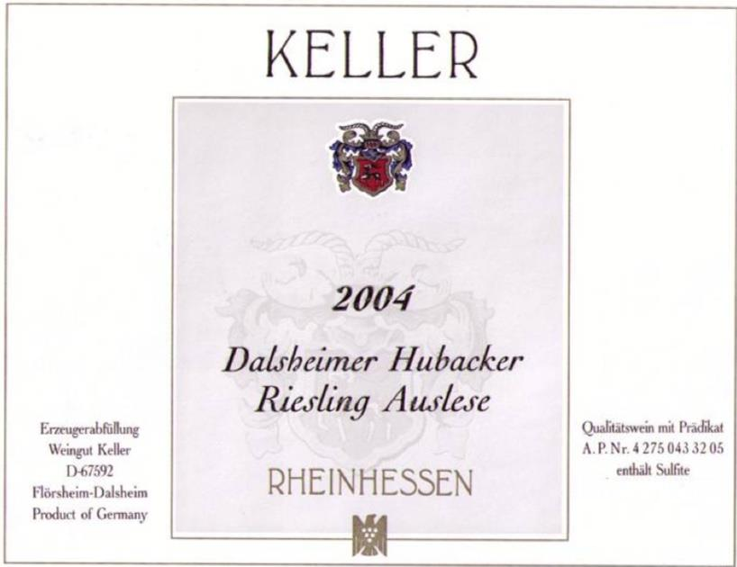 Dalsheimer Hubacker Auslese Trocken Gg