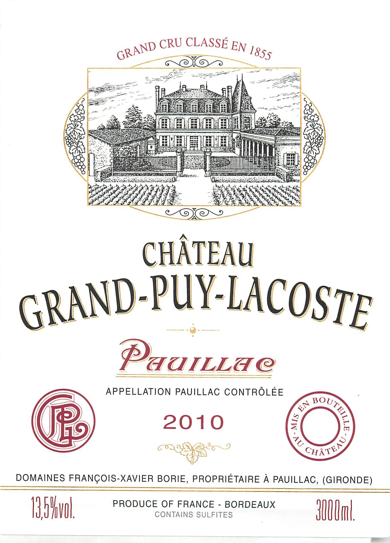 Chateau Grand Puy Lacoste Pauillac
