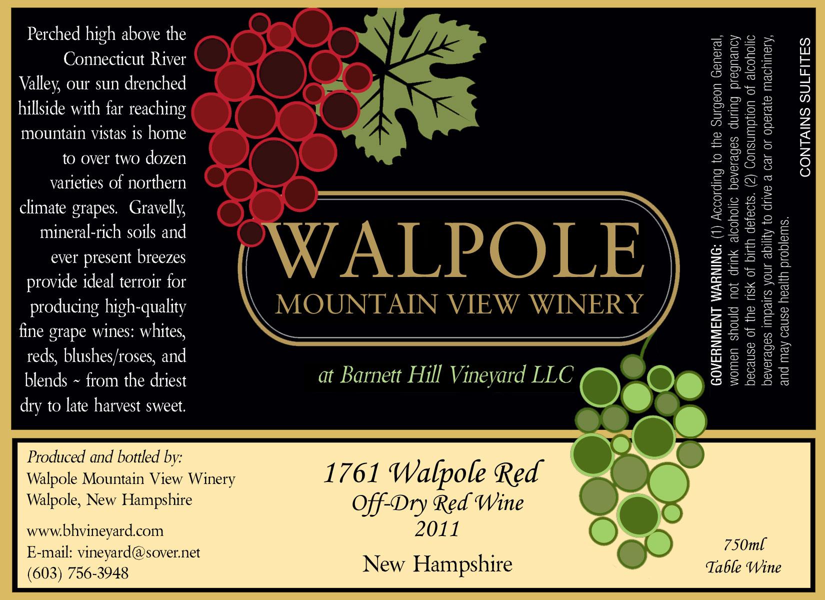 1761 Walpole Red