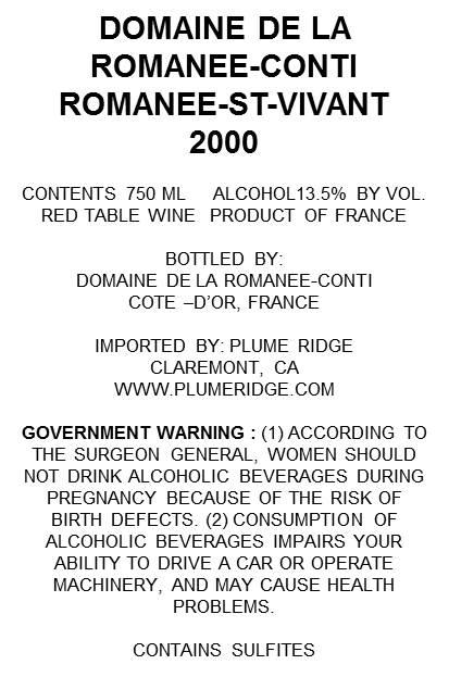 Romanee-St-Vivant