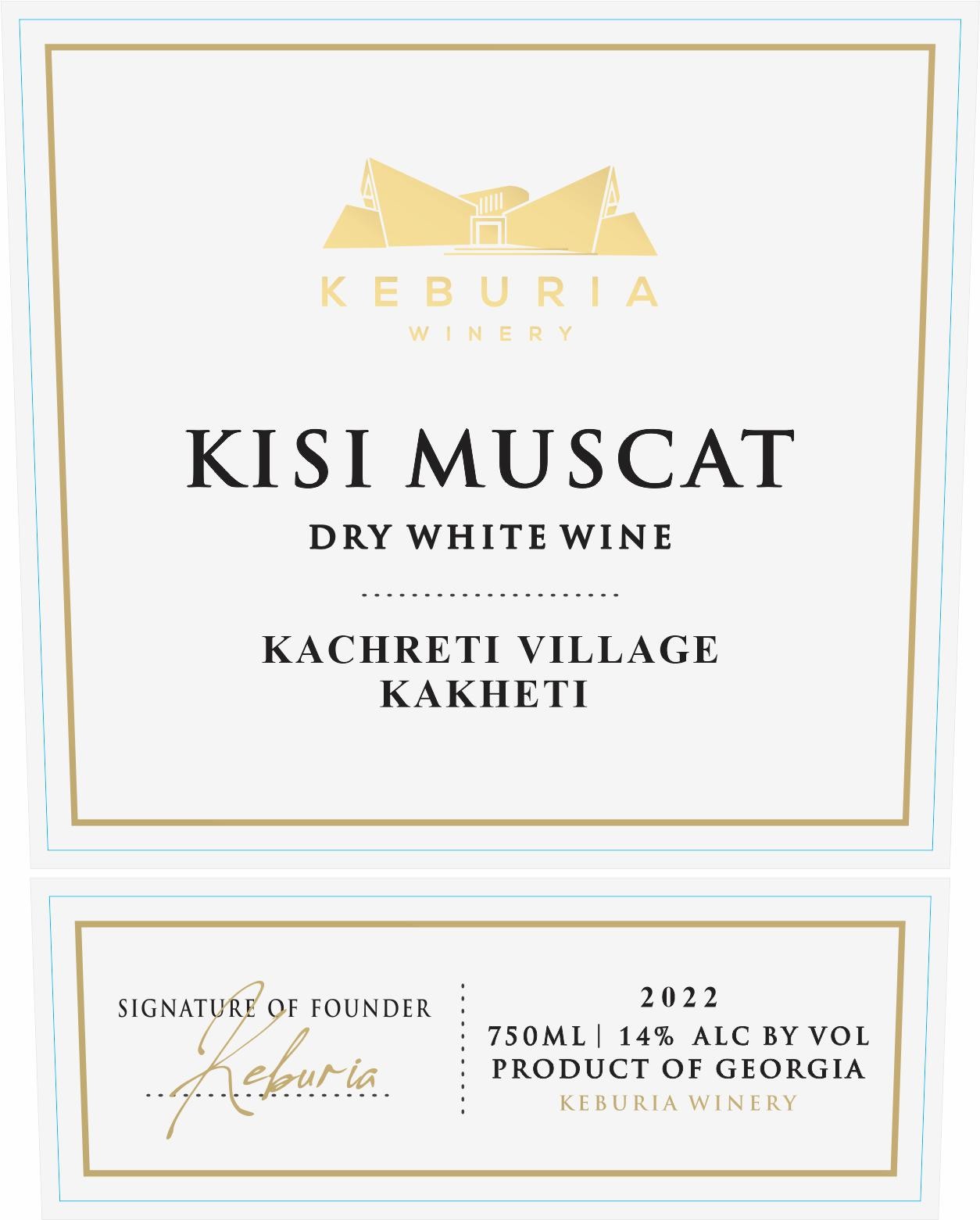 Kisi Muscat Dry White Wine