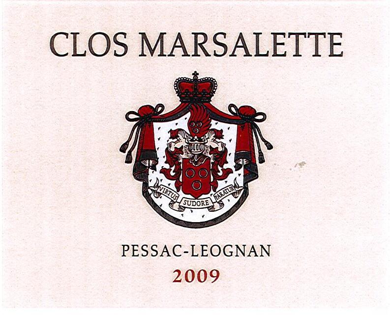 Clos Marsalette White Bordeaux
