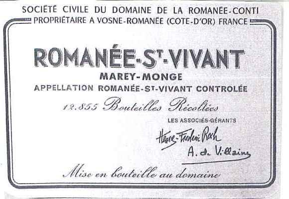 Romanée-St-Vivant