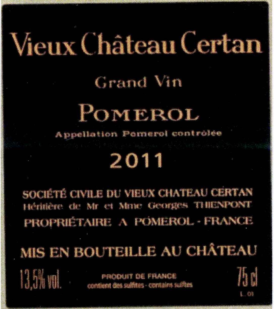 Image of Vieux Château Certan wine