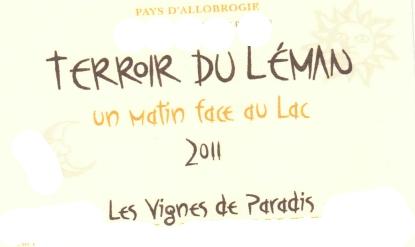 Terroir Du Leman Un Matin Face Au Lac