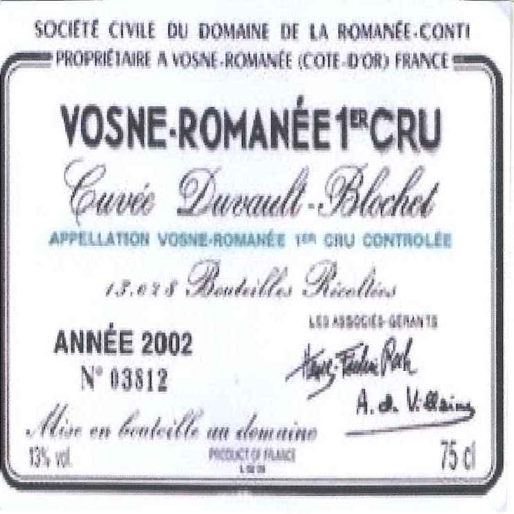 Cuvée Duvault-Blochet