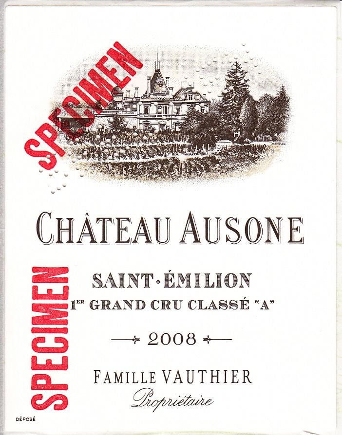 Chateau Ausone 1er Grand Saint Emilion