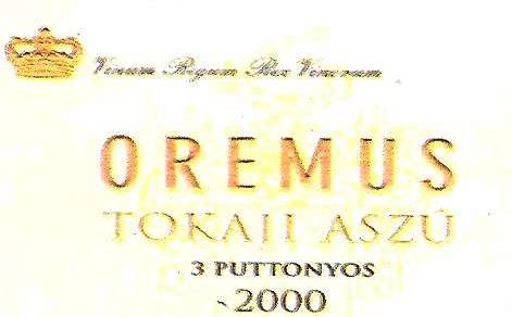 Tokaji Aszú 3 Puttonyos