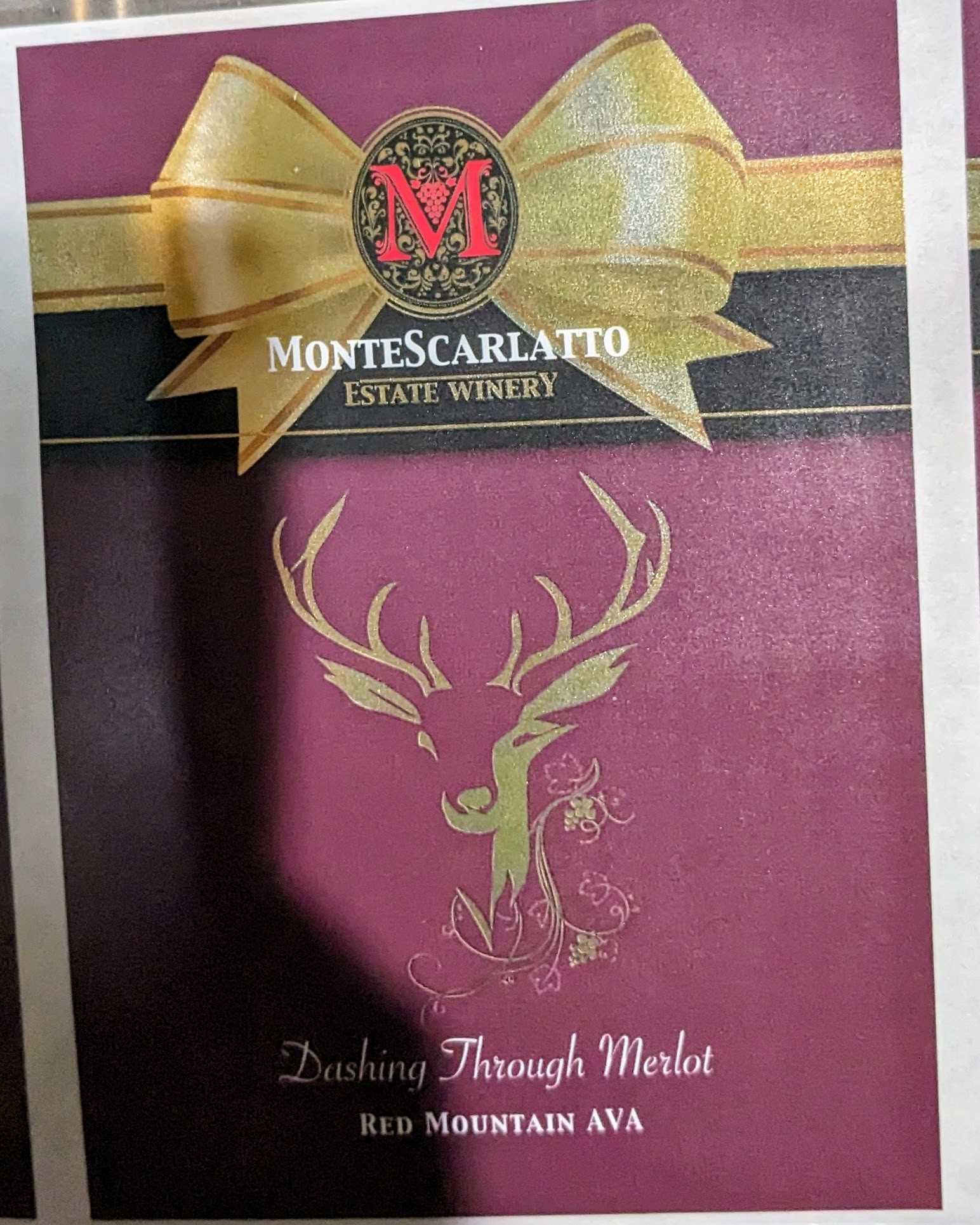 Dashing Through Merlot