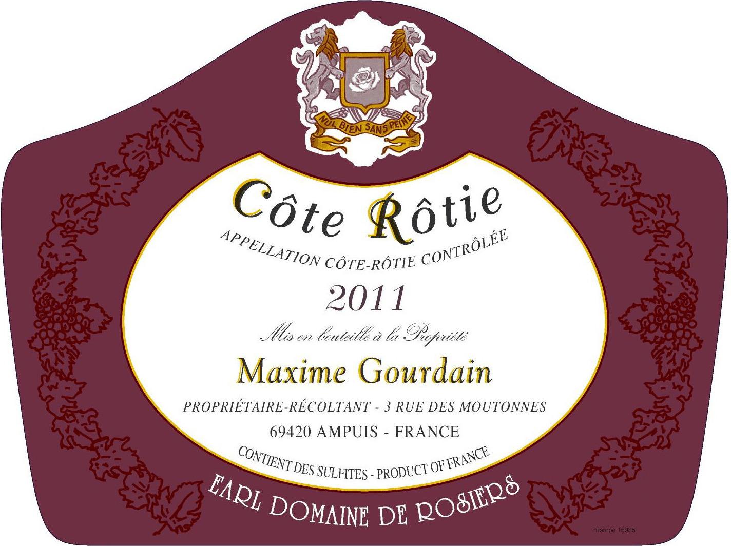 Earl Domaine De Rosiers Maxime Gourdain