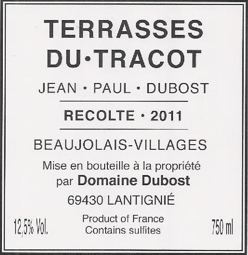 Terrasses du Tracot
