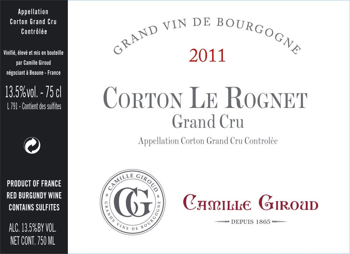 Corton Le Rognet