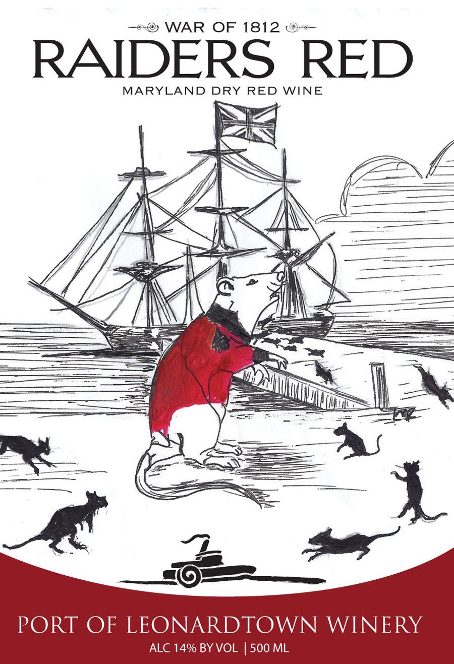 War Of 1812 Raiders Red