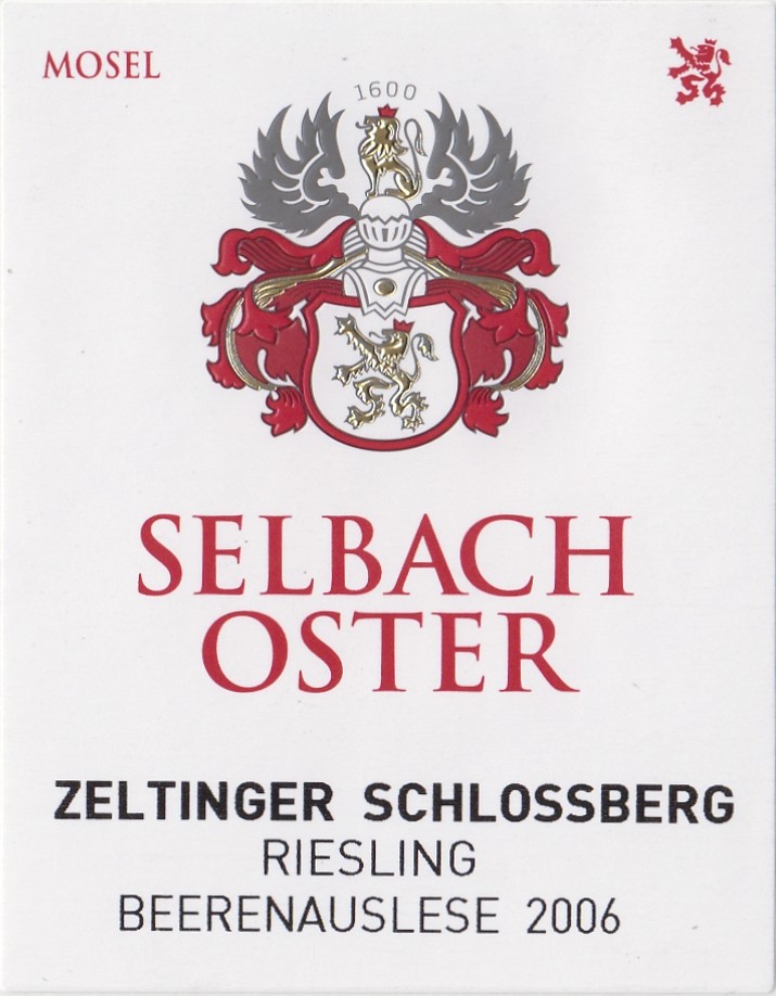 Zeltinger Schlossberg Riesling Beerenauslese