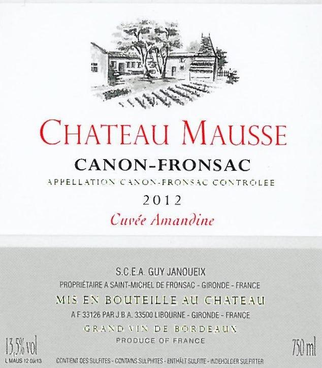 Chateau Mausse Cuvee Amandine