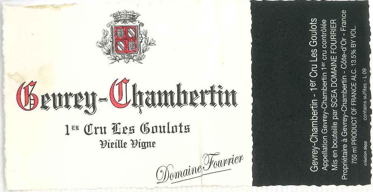 Geurey-Chambertin 1* Cru Les Goulots Vieille Vigne