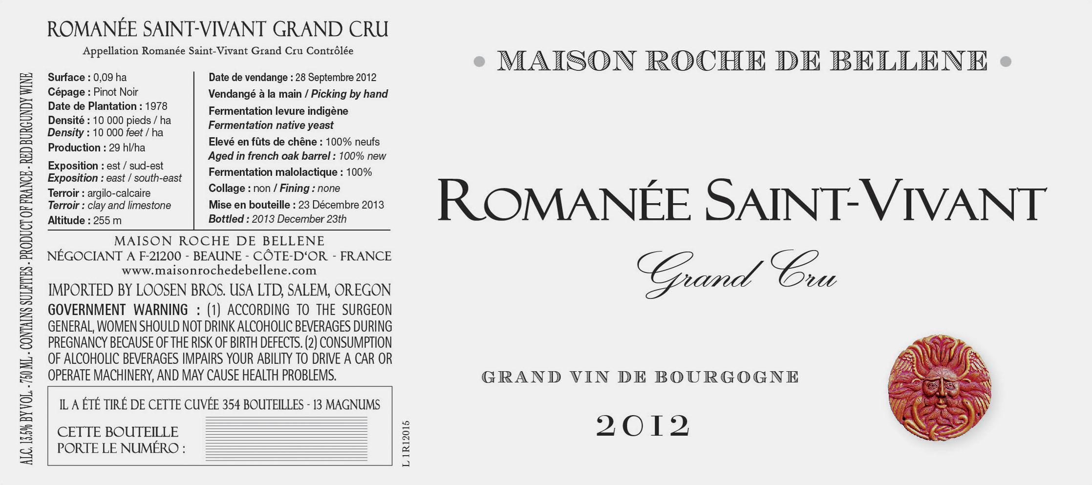 Romanée Saint-Vivant Grand Cru