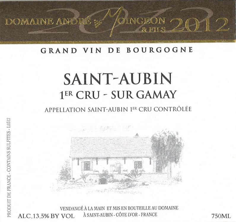 Saint-Aubin 1er Cru - Sur Gamay