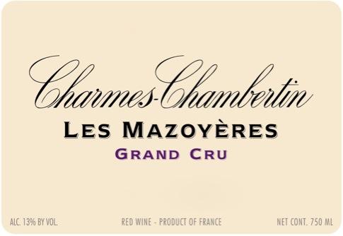 Les Mazoyères Grand Cru