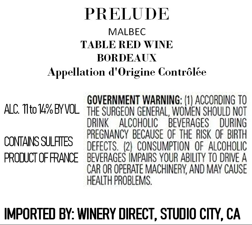 Prelude Malbec