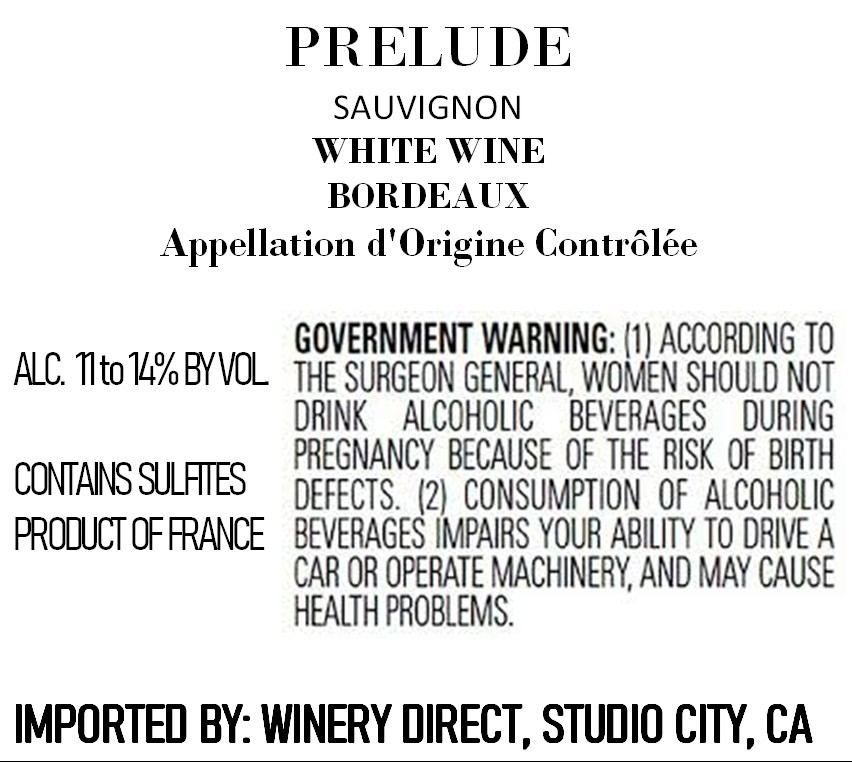 Prelude Sauvignon