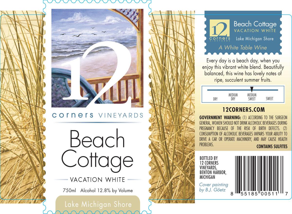 Beach Cottage Vacation White