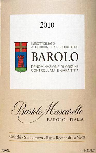Bartolo Mascarello Barolo Canubbi - San Lorenzo - Rué - Rocche Di La Morra