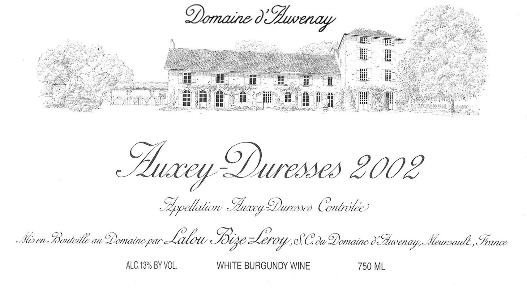 Domaine D'auvenay Auxey - Duresses