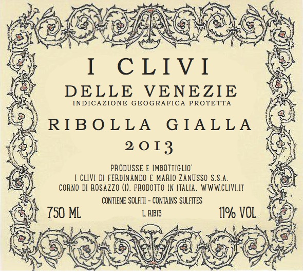 I Clivi Delle Venezia Ribolla Gialla