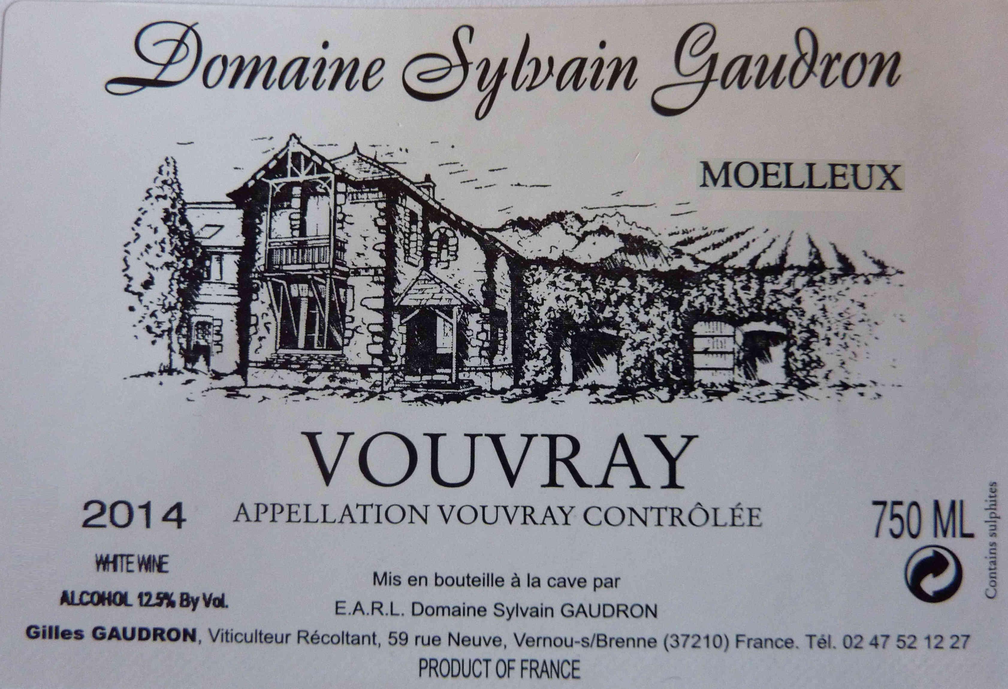 Domaine Sylvain Gaudron Vouvray