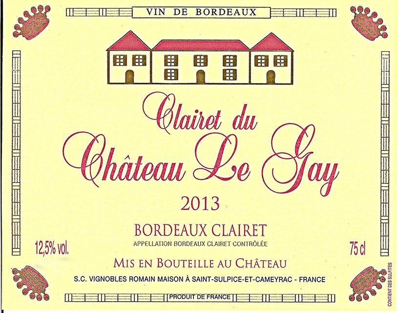 Clairet Du Château Le Gay