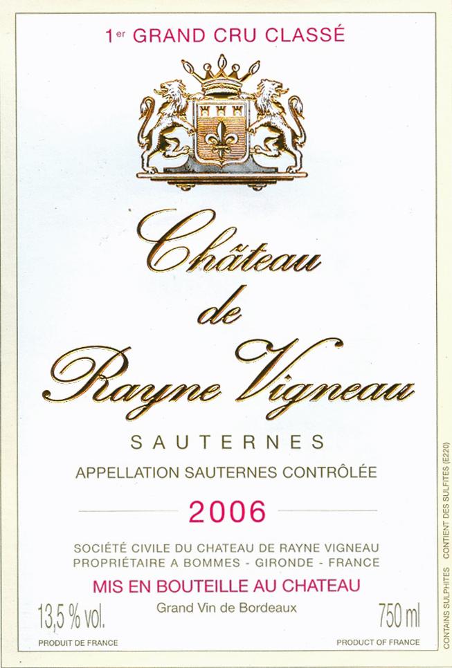 Chateau De Rayne Vigneau