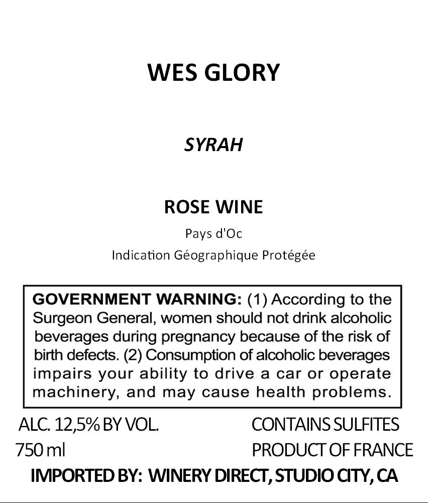 Syrah Rose