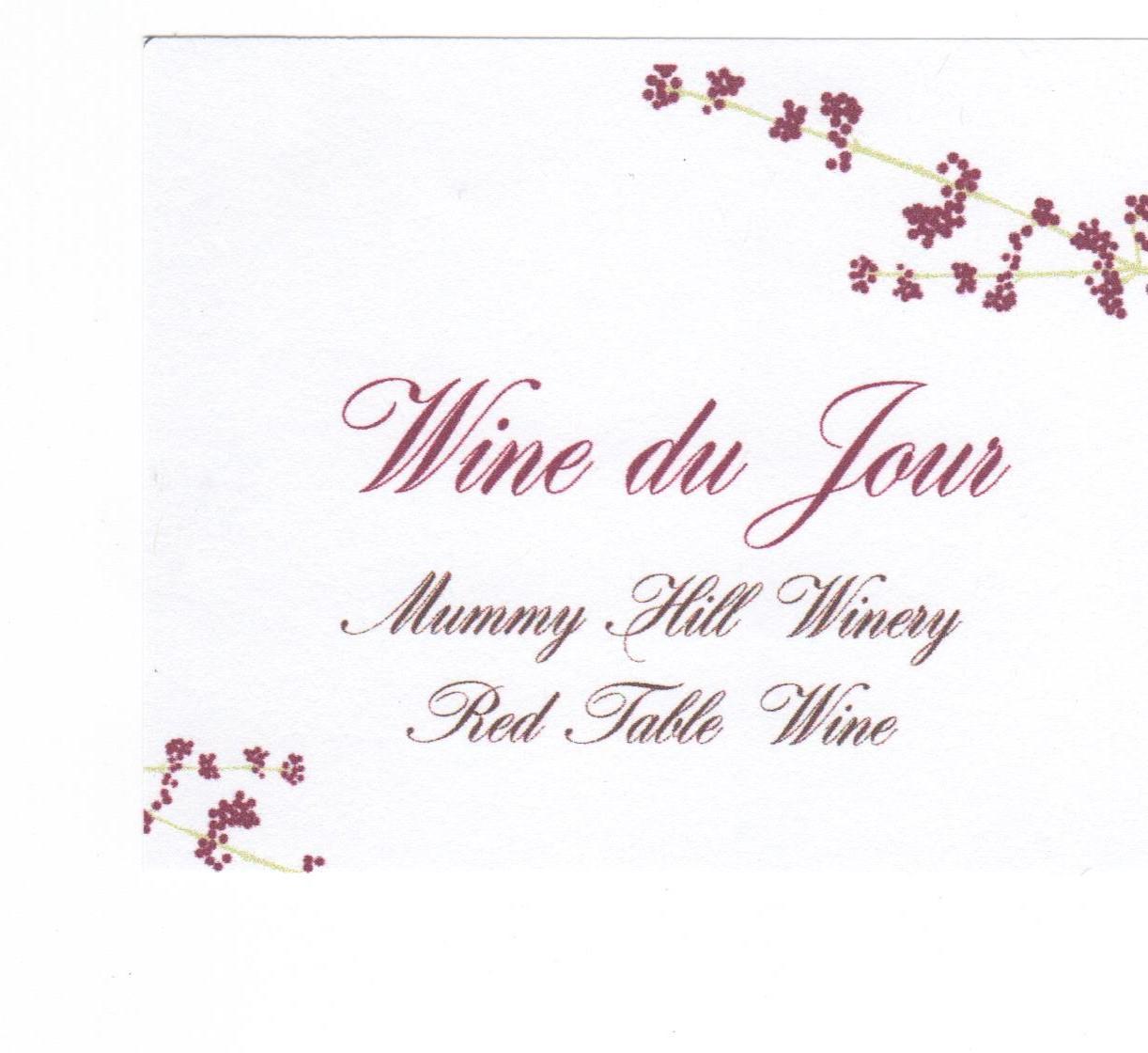 Wine Du Jour