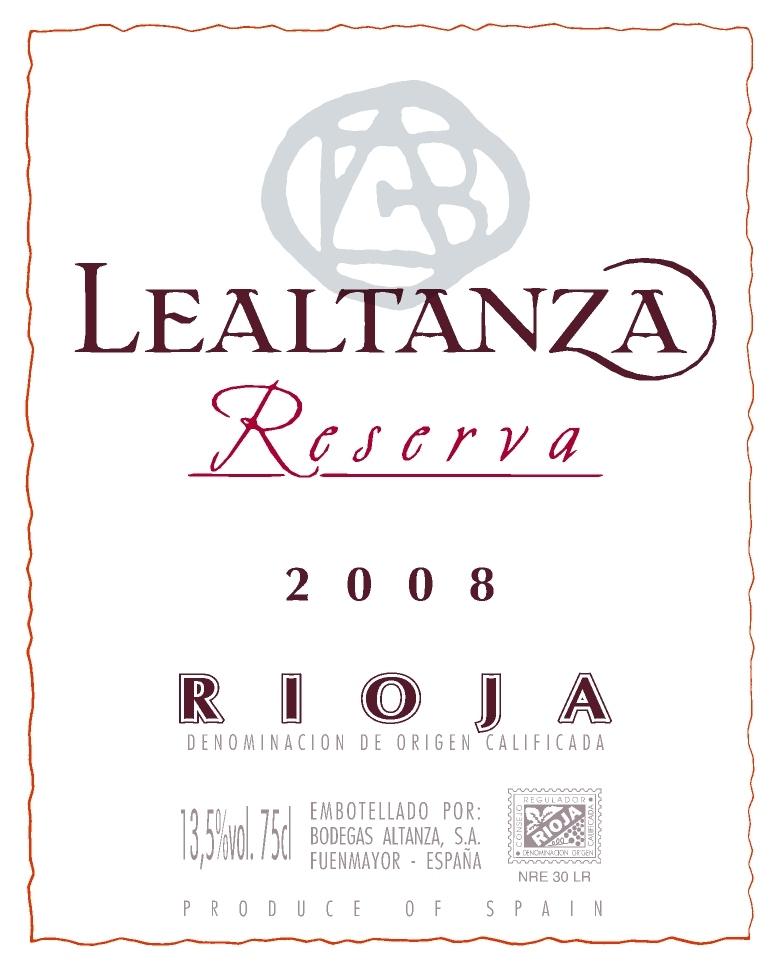 Lealtanza Reserva