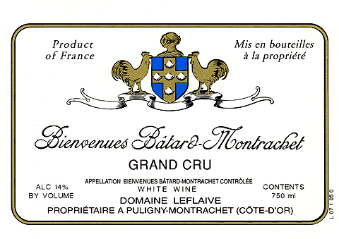 Bienvenues Bâtard - Montrachet